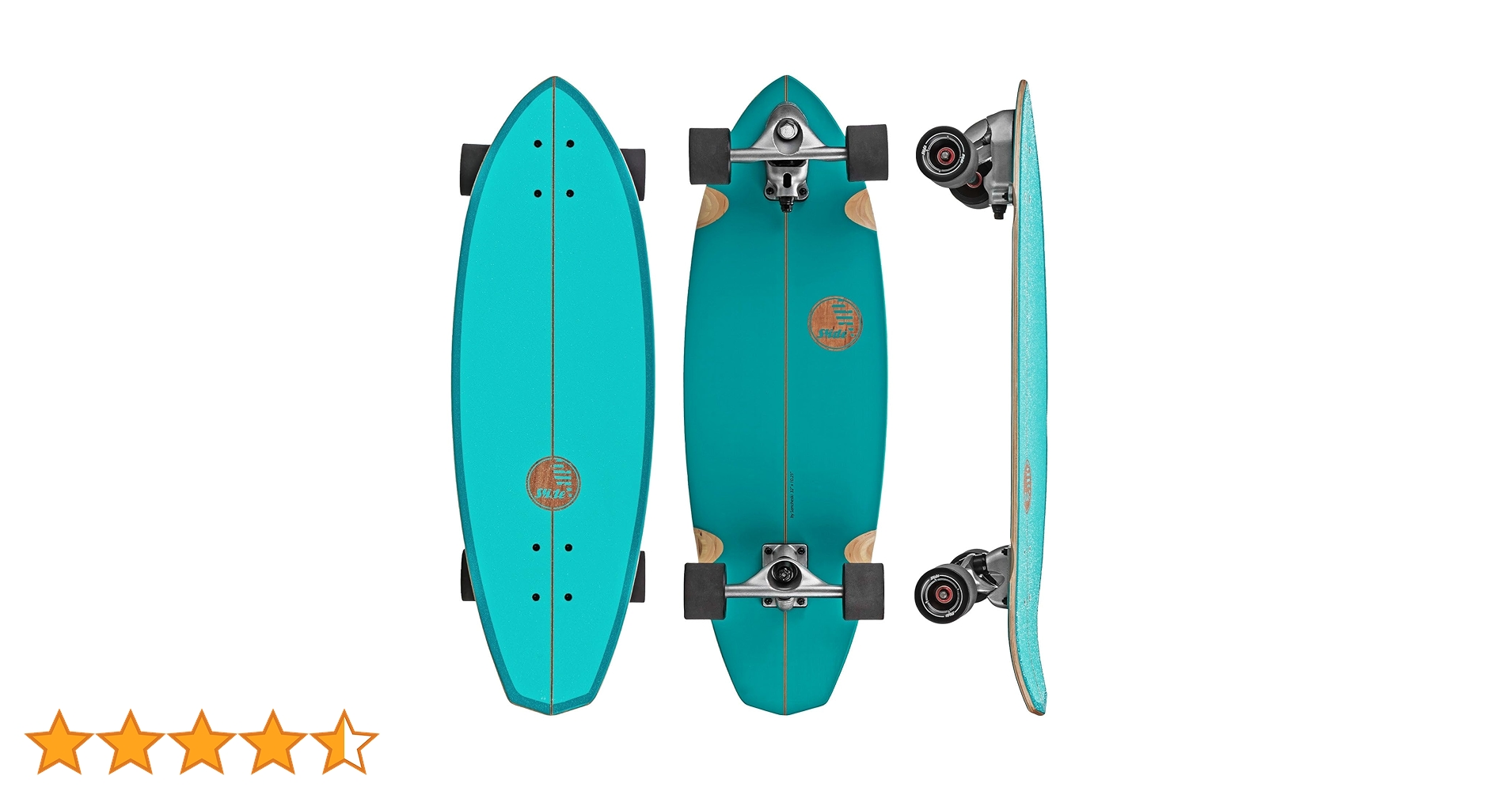 サーフィン・ボディボード SLIDE SurfSkateboards size32 Turquoise Carver Surfskates
